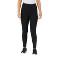 thumbnail image 2 of Fila Women's Logo High Waist Cotton Ankle Leggings Black Large, 2 of 5