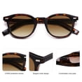 thumbnail image 4 of Gafas de Sol SOJOS Retro Cuadradas SJ2316 UV400 para Mujeres y Hombres, 4 of 5