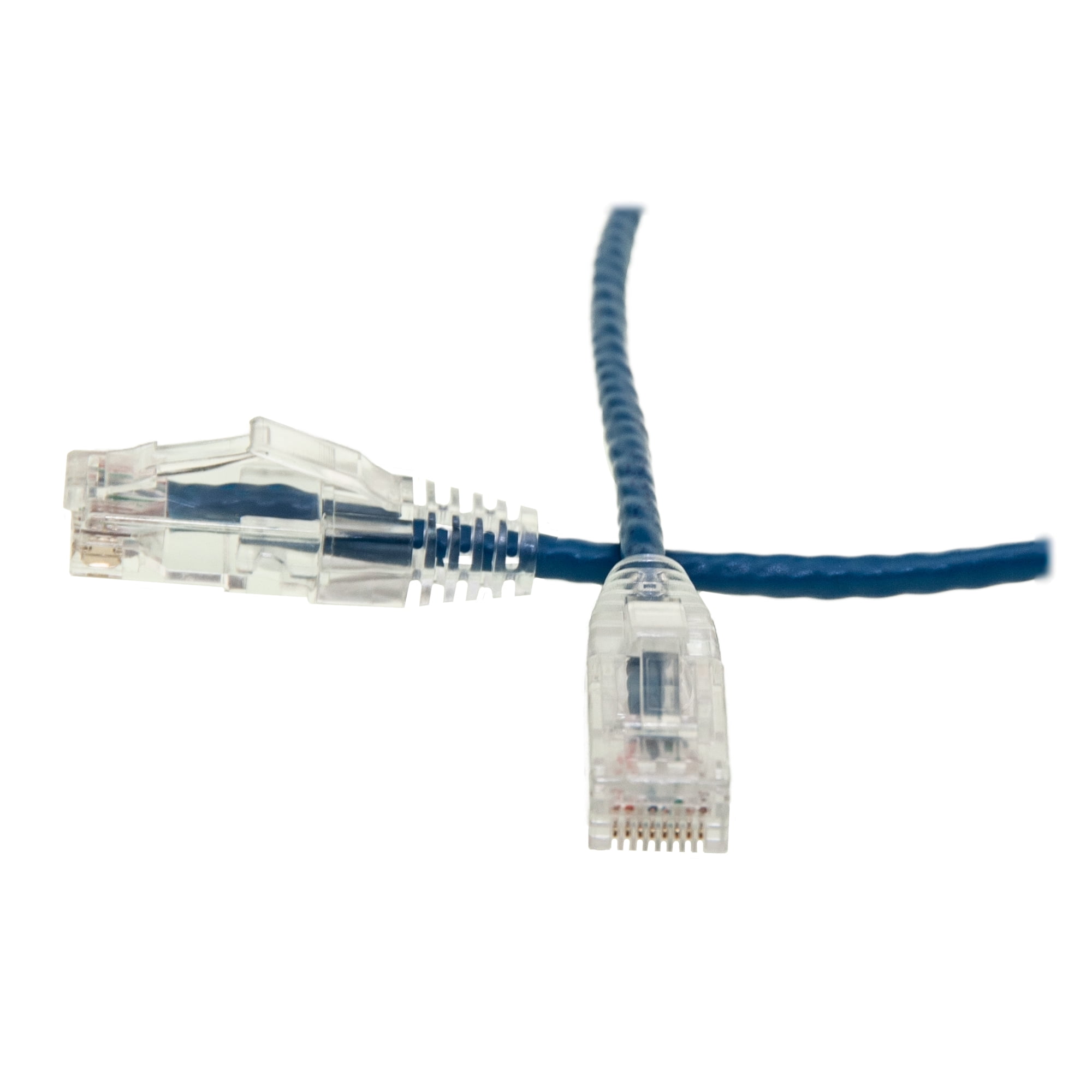 ED698003 Snagless/Molded Boot 25 Feet 3 Pack Cat6 Ethernet Patch Cable Blue 
