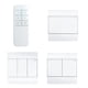 thumbnail image 4 of Smart Light Bombilla Socket Sala Sala de estar Dormitorio Oficina Control Remoto Control Powered 2.4G Controlador Base Dispositivo inteligente Control remoto Controlador Noticed HA012031-01B, 4 of 7