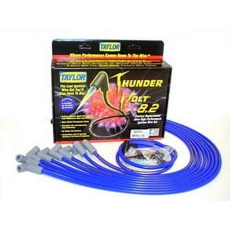 Taylor Wire / Vertex 86630 TAY86630 THUNDERVOLT 8.2 RACE FIT 8 CYL BLUE Fits select: 1967-1973 CHEVROLET CAMARO, 1969-1986 CHEVROLET C10