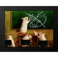 thumbnail image 2 of Heffernan, Lucia 24x19 Black Modern Framed Museum Art Print Titled - When the Cat Is Away, 2 of 5