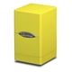 thumbnail image 1 of Torre Deck Box Ultra Pro de color amarillo brillante satinado para más de 100 cartas, 1 of 9