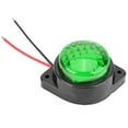 thumbnail image 1 of 12V 6LED Mini Round Side Marker Light Signal Indicator Clearance Lamp for Trailer Truck(Green), 1 of 9