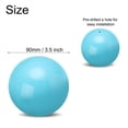 thumbnail image 2 of Gazing Ball 3.5 Inch 90mm Reflective Sphere Polished Hollow Ball Sky Blue, 2 of 7