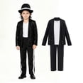 thumbnail image 2 of Toddler Outfits for Boys Party Kids Dance Star 𝐂ostume 90s Pop Star 𝐂ostume for Kids Retro Disco Outfits for Boys Pop Stage 𝐂osplay, 2 of 7