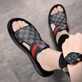 thumbnail image 4 of Sandalias de hombre de moda personalizadas de alta gama, sandalias informales antideslizantes de verano para exteriores, 4 of 6