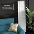 thumbnail image 6 of Red Lantern 6 ft. Tall Double Cross Shoji Screen - White - 3 Panels, 6 of 7