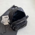 thumbnail image 3 of Backpack Cotton School Knapsack Large-capacity Travel Luggage Bag (Gold), 3 of 10
