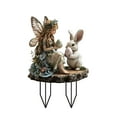 thumbnail image 2 of sruoe Acrylic Patio Decor, Garden Fairy Statues, Garden Rabbits Decoration Easter Decoration, Stake Garden Accessories, Planter Pots Decor, Outdoor Lawn Ornament for Home, Yard Art Decorations, 2 of 5