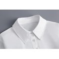 thumbnail image 5 of CAILDANL Fake Collar Long Sleeves Detachable Blouse False Collar Half Shirt Blouse Collar, 5 of 7