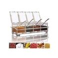thumbnail image 2 of Especiero Xtellar Organizador Con 4 Recipientes Multiuso Para Cocina Color Transparente, 2 of 6