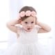 thumbnail image 4 of 13 niñas populares europeas y americanas flor banda para el cabello bebé bebé pañuelo en la cabeza niños # 39; s diadema joyería, 4 of 5