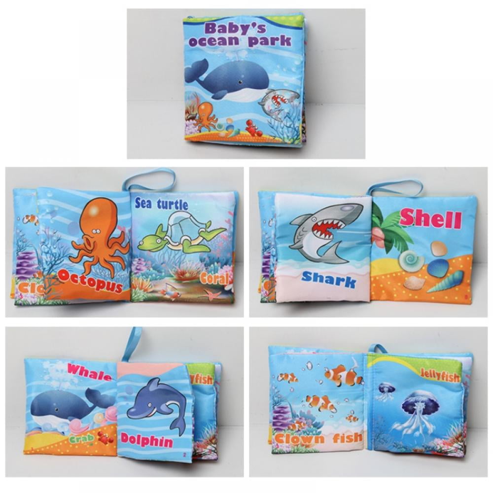 Premium Soft Baby Book First Year, Cloth Book with Crinkly Sounds, Fun