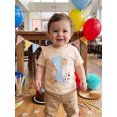 thumbnail image 4 of Miaouyo Baby First Birthday T Shirt Cute Animal Print Short Sleeve Round Neck Tops, 4 of 9