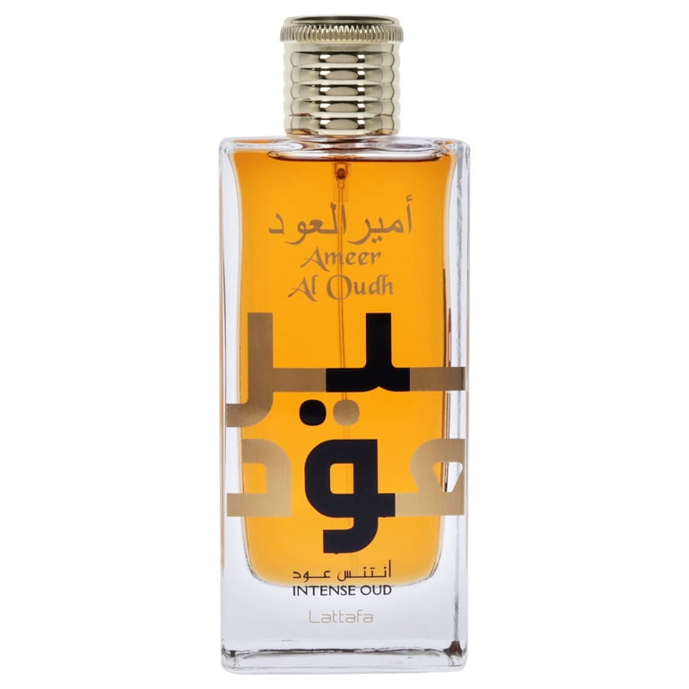 Lattafa Ameer Al Oudh Intense EDP Spray 3.4 oz For Men, Amber