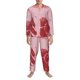 thumbnail image 3 of Balery Striped Meat Pijama para Hombre de Dos Piezas con Manga Larga, Conjunto de Dormir y Descanso Suave con Bolsillos-Medium, 3 of 7