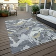 thumbnail image 6 of Addison Rugs Chantille Indoor/Outdoor Transitional Abstract Gray Washable Rectangle Rug, 8' x 10', 6 of 6