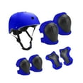 thumbnail image 5 of yotijay 7 Pieces Kids Helmet Protection Gear Set Hand Elbow Knee Pads Teens Children Skateboard Helmet for Bike Riding Sports Blue, 5 of 8