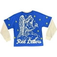thumbnail image 2 of Red Letters Angels Dove Thermal T-Shirt Blue - L, 2 of 2