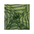 thumbnail image 4 of BUFANDA IMPRESA A RAYAS SIMÉTRICAS DE COLOR CONTRASTANTE PARA MUJERES INSPIRE CHIC, 27.6x27.6" SQUARE HERRINGBONE NECK SCARVES NECKERCHIEF 70x70cm/27.6x27.6" (LxW) VERDE, 4 of 6
