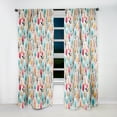thumbnail image 6 of Designart "Soft Boho Fronds I" Floral Room Darkening Curtain Single Panel, 6 of 6