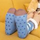 thumbnail image 4 of Gibobby Calcetines Hombre y Mujer navideños Calcetines de suelo Calcetines forrados Calcetines suaves de invierno para el Zapatillas Calcetines peludos unisex súper cálidos (Azul, Unitalla), 4 of 5