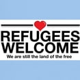 thumbnail image 3 of CafePress - Refugees Welcome T Shirt - Men's Classic Graphic T-Shirt, 3 of 4