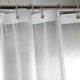 thumbnail image 5 of Revestimiento de cortina de ducha esmerilado EVA, impermeable, cubo de agua 3D, cortinas de ducha de baño transparentes, impermeables, semitransparentes, 12 ganchos, 5 of 6