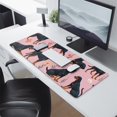 thumbnail image 2 of Long Mouse Pads for Desk,Rottweiler Dogs with Pioneer Flower Desk Mats on Top Of Desks, Desk Mouse Pad Extra Large with 3mm Non-Slip Base and Stitched Edge for Gaming,Office,Work,Home 31.5"x11.8", 2 of 6