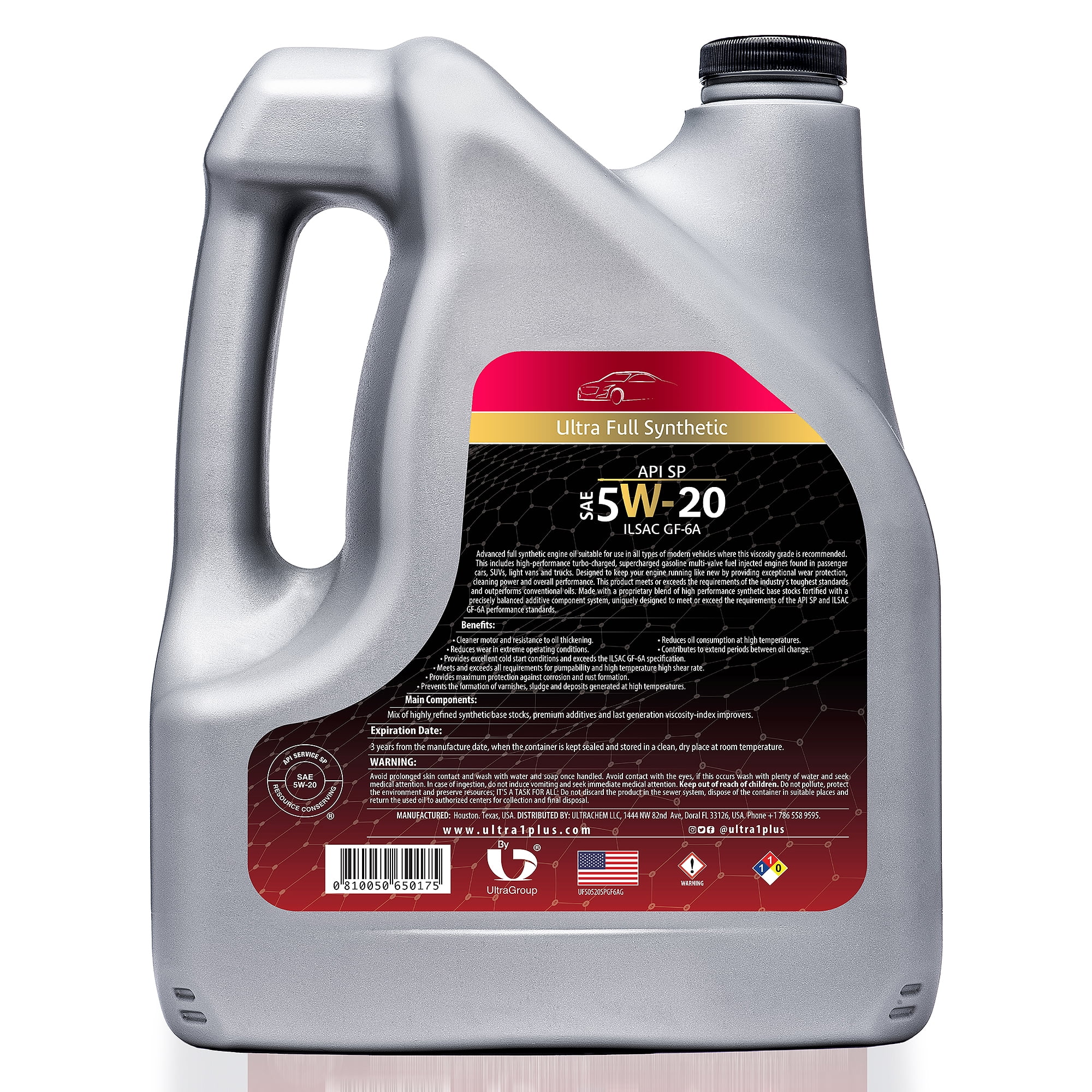 Motor Oil 5w20, 5 Gallon Bucket – Correction Enterprises