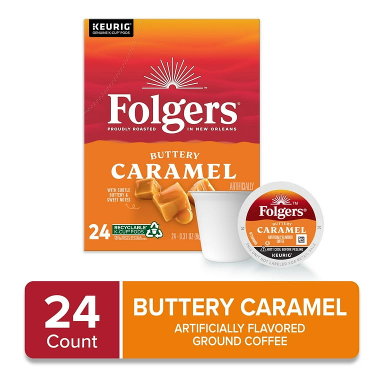 Folgers caramel shop drizzle k cups