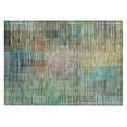 thumbnail image 2 of Addison Rugs Chantille Indoor/Outdoor Transitional Triangles Green Washable Rectangle Rug, 1'8" x 2'6", 2 of 6