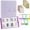 Purple, variant on STONCEL 256 Pockets Photo Album with DIY Accessories, Instant Camera Photo Album Compatible with Fujifilm Instax Mini (5.4cm x 8.6cm), PU Polaroid Album for 3 Inch Film (within 5.8cm x 8.8cm) (Pink)