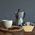 thumbnail image 4 of JINGT Coffee Filter Shape Retainer Coffee Auxiliary Coffee Filter Paper Press Tool Beige, 4 of 9
