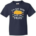 thumbnail image 3 of Inktastic Im Just Here For The Tacos Cinco De Mayo Youth T-Shirt, 3 of 5