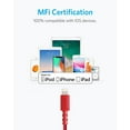 thumbnail image 4 of Anker PowerLine Select+ Lightning Cable Red (6ft), 4 of 7