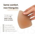 thumbnail image 2 of NEATS Triangle Silicone Adhesive Nipple Covers - 1 Pair (Almond) - L/XL, 2 of 9