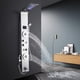 thumbnail image 1 of Conjunto de chorros de sistema de masaje de lluvia con grifo de torre de panel de ducha LED de acero inoxidable Rozin 99D-LLT8006, 1 of 9