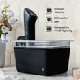 thumbnail image 2 of Greater Goods 12 Quart Sous Vide Container with Lid and Rack, Protective Sleeve - Onyx Black, 2 of 8