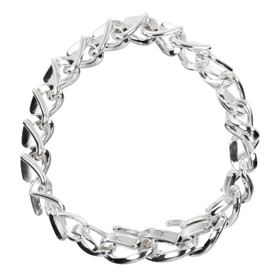 Pre-Owned Tiffany & Co. Forged Medium Link Bracelet, 17cm wrist size, 925 silver,... (Good)
