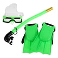 thumbnail image 1 of GOOHOCHY 1 Set Snorkel Flippers Set Including And Splash Guard Pc Material Back to School, 1 of 8