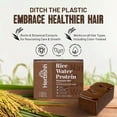 thumbnail image 5 of (5 pack) Herbishh Rice Water Shampoo Bar for Hair Growth – Strengthening & Nourishing, Solid Soap for Thinning Hair, Infused With Biotin, Ideal For All Hair Types, Paraben-Free & Sulfate-Free, 3.53 oz, 5 of 9