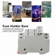 thumbnail image 3 of Fuse Holder Base 2 Pole DIN Rail Mount Power Distribution Control Equipment TOWFH1DC 1000VDC 2P15A, 3 of 5