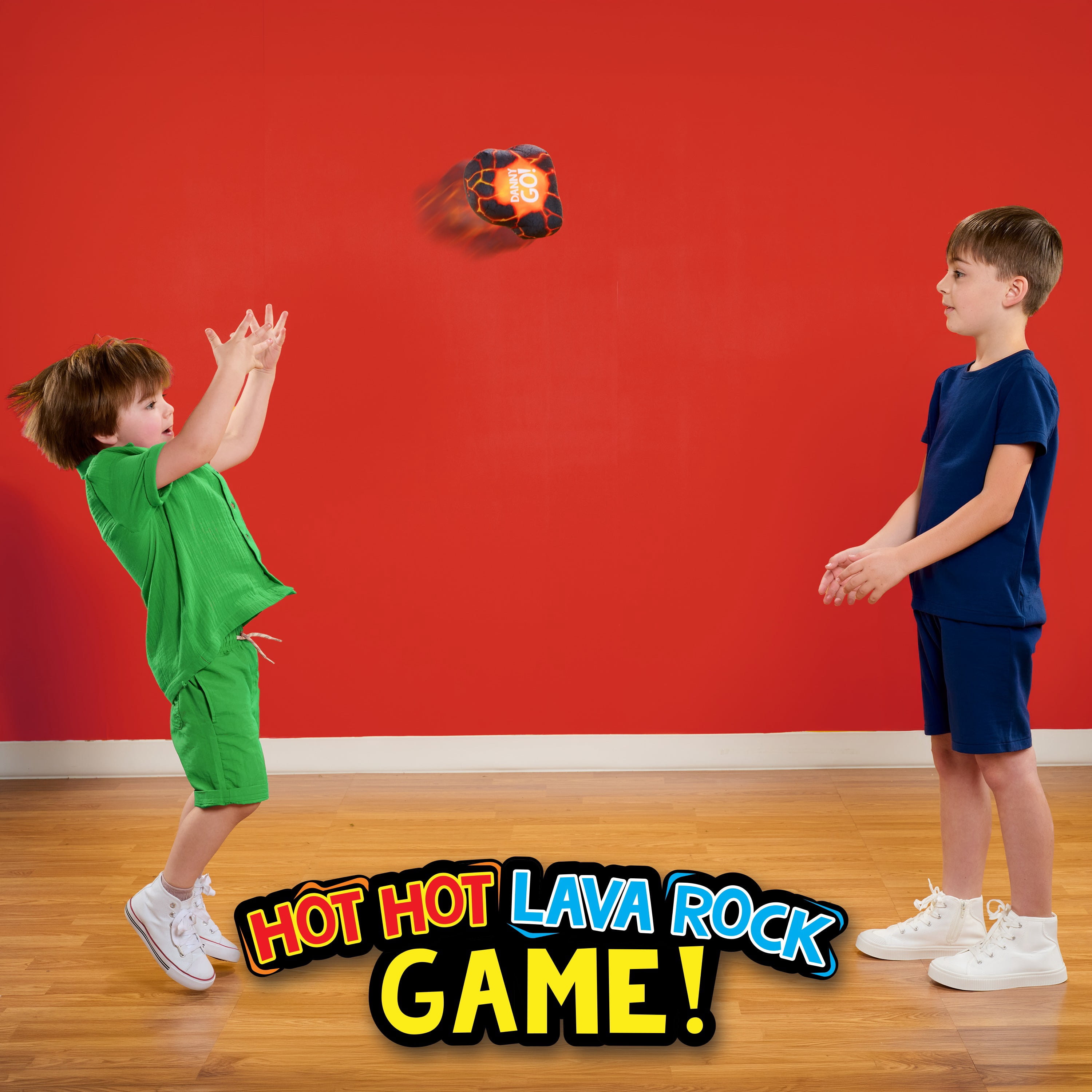 Danny Go! Hot Hot Lava Rock Game, Interactive Toss Game with Lights and Music for Ages 3 and Up