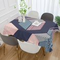thumbnail image 2 of Yayeee Tablecloths 60" x 60" Rectangle Wrinkle Resistant Party Table Cover, Dark Cubes, 2 of 8