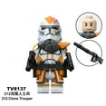 thumbnail image 3 of ToyTribe 10Pc Star Fighter Mini Figure Bricks, 212st Soldiers Obi-Wan, Magic Building Blocks for Children Gift Sets, 3 of 10