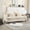 Beige, variant on Modern Sofa with Removable Cushions and Chenille Fabric / Multifunctional Decoration