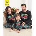 thumbnail image 2 of The Children's Place Unisex Baby & Toddler Glow in the Dark Matching Family Pajamas Top and Pants Set, 2-Piece, Sizes NB-5T, 2 of 4