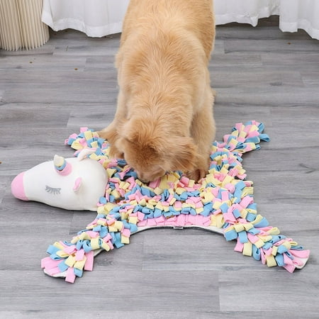 Snuffle Mats for Dogs Dogs Puzzle Toys Stress Relief Interactive Pet Feeding Game for Boredom Encourages Natural Foraging Skills for Training A19